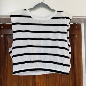 Calvin Klein Jeans Monochrome Striped Tank Top